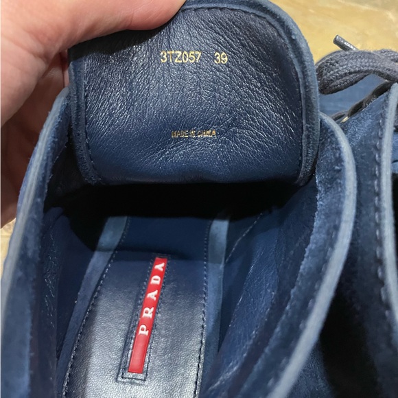 Prada SPORT Calzature Donna Wedge Boots Color Oltremare Size 39 - Picture 5 of 12